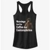 Outlet 🧨 Stranger Things Coffee and Contemplation Chief Hopper 👧 Girls Tank 🎁