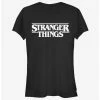 Deals ✔️ Stranger Things Logo 👧 Girls T-Shirt 😀