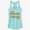 Best Pirce ✔️ Stranger Things Hawkins Vintage Sunset 👧 Girls Tank Top ⭐