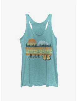 Budget 👏 Stranger Things Hawkins Vintage Sunset 👧 Girls Tank Top 🔥