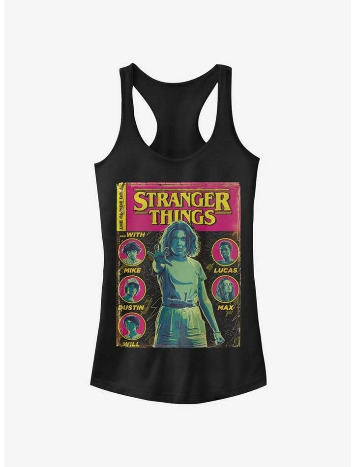 Budget โจ Stranger Things Comic Cover ๐ง Girls Tank Top ๐ 1 Budget โจ Stranger Things Comic Cover ๐ง Girls Tank Top ๐