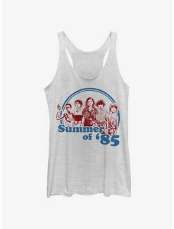 Best Sale 🔥 Stranger Things Group ☀️ Summer of 85 👧 Girls Tank Top 🧨