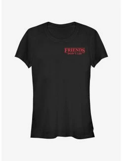 Cheap 😍 Stranger Things Friends Don't Lie 👧 Girls T-Shirt ❤️
