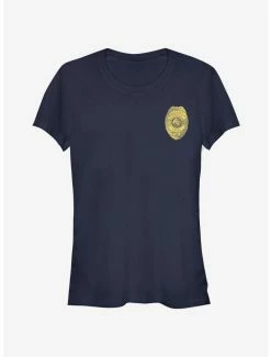 Cheapest 🤩 Stranger Things Hawkins Police Badge 👧 Girls T-Shirt 🤩