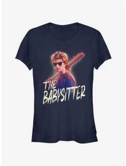 Flash Sale 🤩 Stranger Things Steve The Babysitter 👧 Girls T-Shirt ✔️