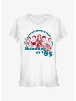Discount 🛒 Stranger Things ☀️ Summer of 85 👧 Girls T-Shirt 💯