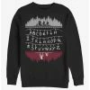 Outlet 👏 Stranger Things Alphabet Lights Crew Sweatshirt ⭐