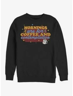 Coupon 😉 Stranger Things Coffee Contemplations Crew Sweatshirt 💯