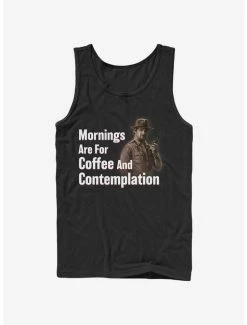 Discount 👏 Stranger Things Coffee and Contemplation Hopper Tank Top ❤️