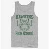 New 👍 Stranger Things Hawkins High Tiger 1983 Tank Top 😉