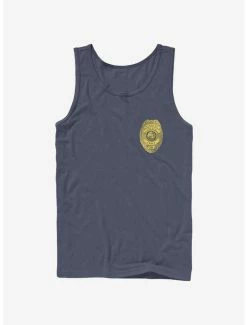 Best deal 😍 Stranger Things Hawkins Police Badge Tank Top 🎉