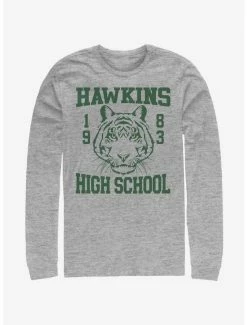 Buy 😍 Stranger Things Hawkins High Tiger 1983 Long-Sleeve T-Shirt 👏