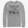 Hot Sale 🥰 Stranger Things Hawkins Police Auto Long-Sleeve T-Shirt 🔥