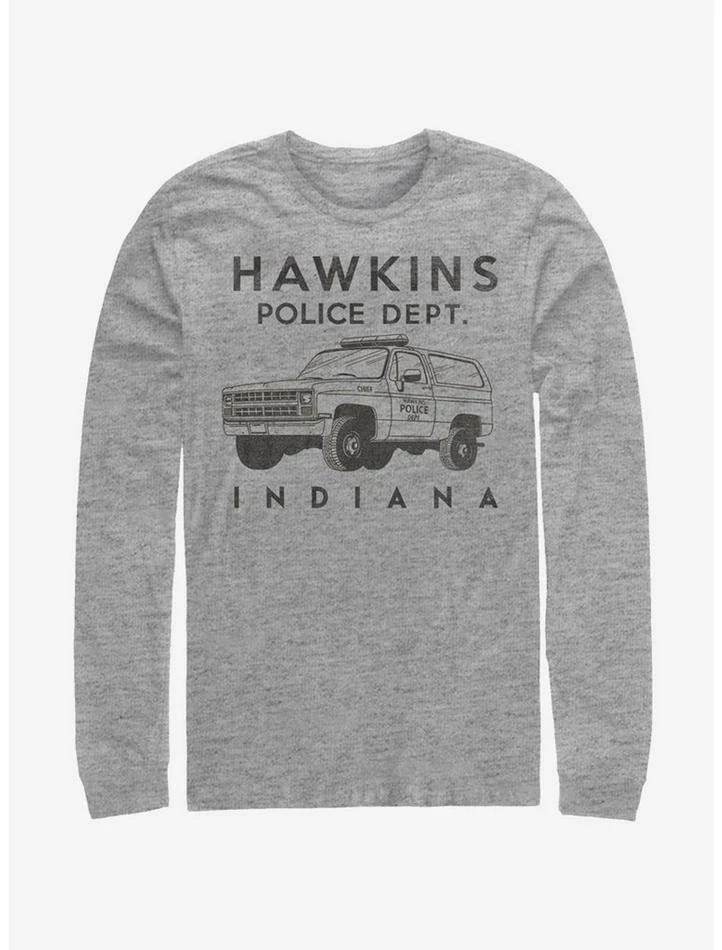 Hot Sale ๐ฅฐ Stranger Things Hawkins Police Auto Long-Sleeve T-Shirt ๐ฅ 1 Hot Sale ๐ฅฐ Stranger Things Hawkins Police Auto Long-Sleeve T-Shirt ๐ฅ
