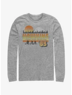 Wholesale 🌟 Stranger Things Hawkins Vintage Sunset Long-Sleeve T-Shirt ⌛