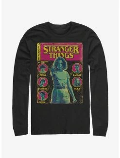 Wholesale 🔥 Stranger Things Comic Cover Long-Sleeve T-Shirt 😉