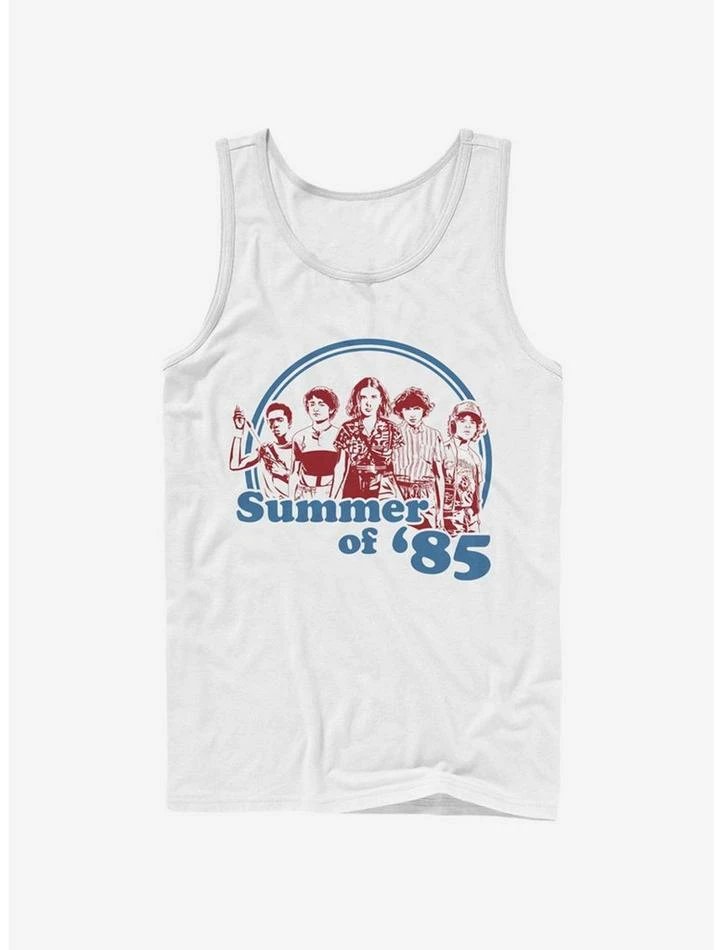 Best Pirce ๐ Stranger Things Group ๐ Summer of 85 Tank Top ๐ 1 Best Pirce ๐ Stranger Things Group ๐ Summer of 85 Tank Top ๐