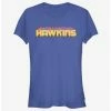 Flash Sale 🛒 Stranger Things Hawkins 3D Text 👧 Girls T-Shirt ❤️