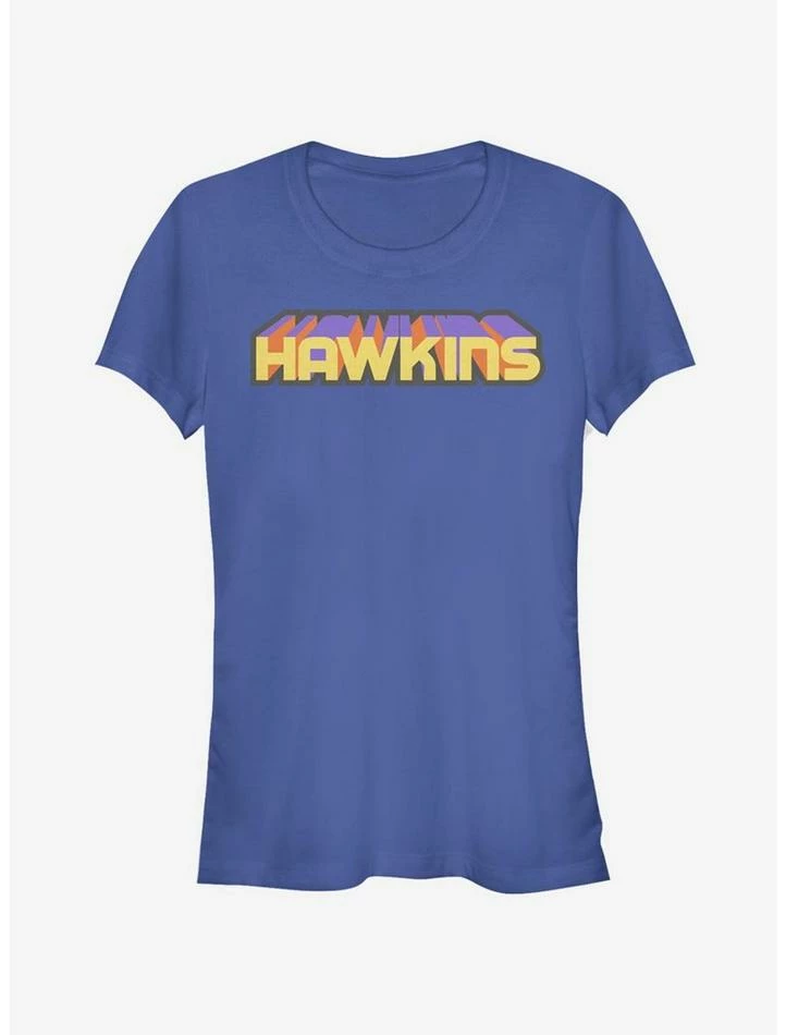 Flash Sale ๐ Stranger Things Hawkins 3D Text ๐ง Girls T-Shirt โค๏ธ 1 Flash Sale ๐ Stranger Things Hawkins 3D Text ๐ง Girls T-Shirt โค๏ธ