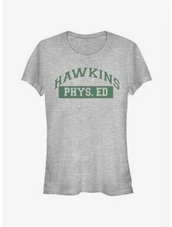 Best deal 🛒 Stranger Things Hawkins Phys. Ed 👧 Girls T-Shirt 🌟
