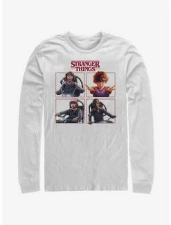Coupon 🧨 Stranger Things Cast Box Up Long-Sleeve T-Shirt 😀
