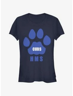 Discount 🌟 Stranger Things Hms Cubs Paw 👧 Girls T-Shirt 🤩