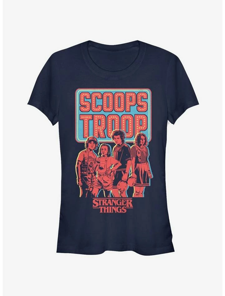 Coupon β¨ Stranger Things Scoops Troop In Red π§ Girls T-Shirt π 1 Coupon β¨ Stranger Things Scoops Troop In Red π§ Girls T-Shirt π