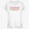 Budget 🔔 Stranger Things Stranger Neon Logo 👧 Girls T-Shirt 🥰
