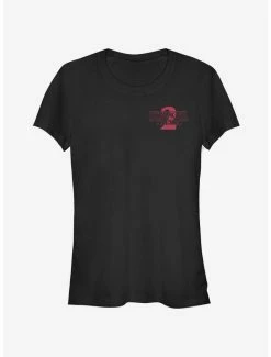 Best reviews of 🔥 Stranger Things Stranger Two Solid Pocket 👧 Girls T-Shirt 🥰