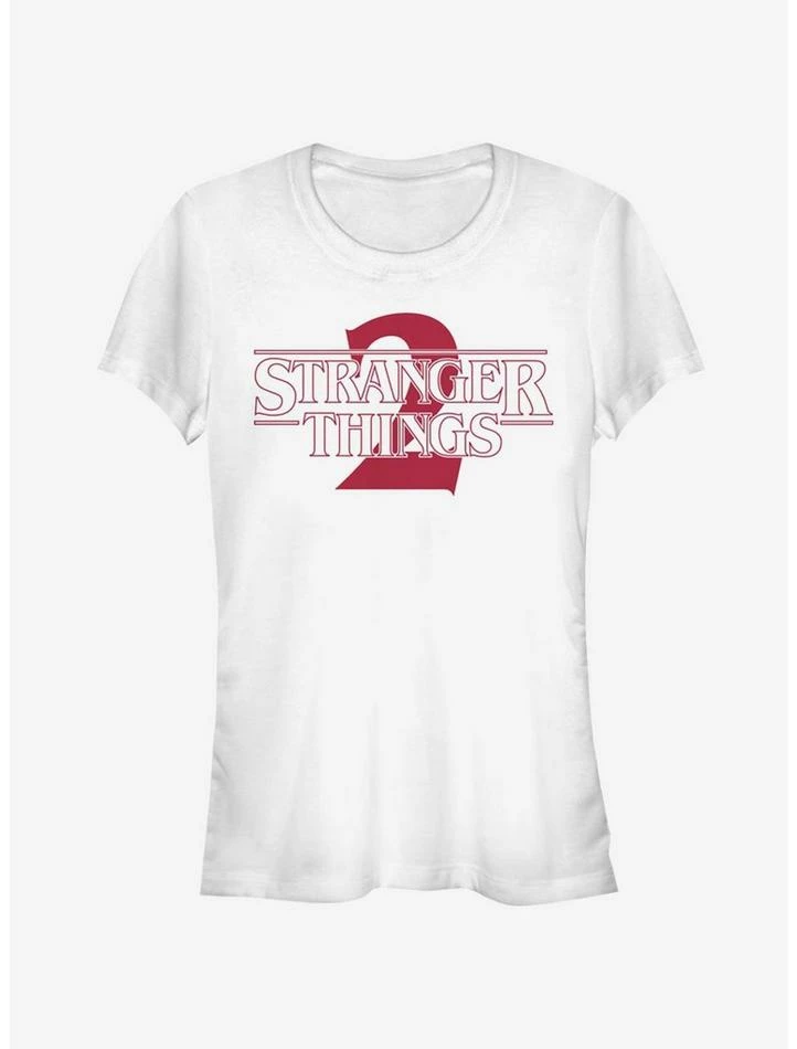 Top 10 😍 Stranger Things Stranger Two Solid Logo 👧 Girls T-Shirt 🌟 1 Top 10 😍 Stranger Things Stranger Two Solid Logo 👧 Girls T-Shirt 🌟