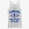 Best deal 👏 Stranger Things Hawkins A.V Club 👧 Girls Tank 😍