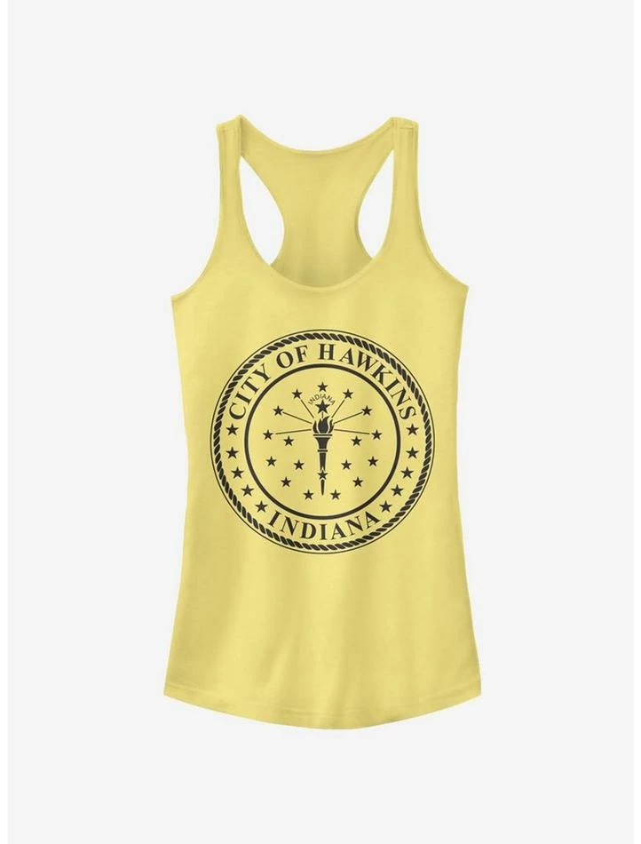 Best Pirce π Stranger Things Hawkins City Seal π§ Girls Tank βοΈ 1 Best Pirce π Stranger Things Hawkins City Seal π§ Girls Tank βοΈ