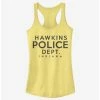 Outlet 😀 Stranger Things Hawkins Police Department 👧 Girls Tank 🛒