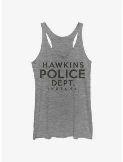 Brand new 😉 Stranger Things Hawkins Police Department 👧 Girls Tank ⌛