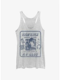 Best Pirce 🛒 Stranger Things Mike Hawkins A.V. President 👧 Girls Tank 🛒