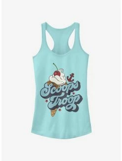 Wholesale 🌟 Stranger Things Scoops Troop Ice Cream 👧 Girls Tank Top ⭐