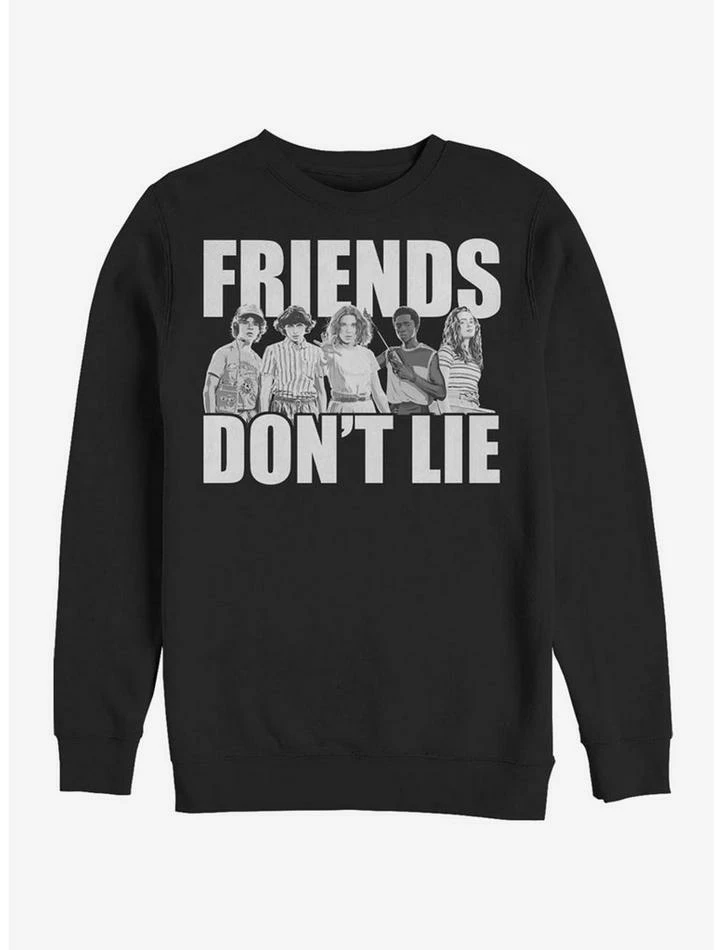 Promo π Stranger Things Cast Friends Don't Lie Crew Sweatshirt β 1 Promo π Stranger Things Cast Friends Don't Lie Crew Sweatshirt β