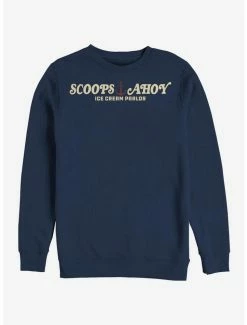 Best Pirce 🤩 Stranger Things Scoops Ahoy Crew Sweatshirt 🛒