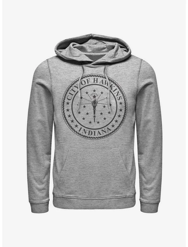 Best deal π Stranger Things Hawkins City Seal Hoodie π 1 Best deal π Stranger Things Hawkins City Seal Hoodie π