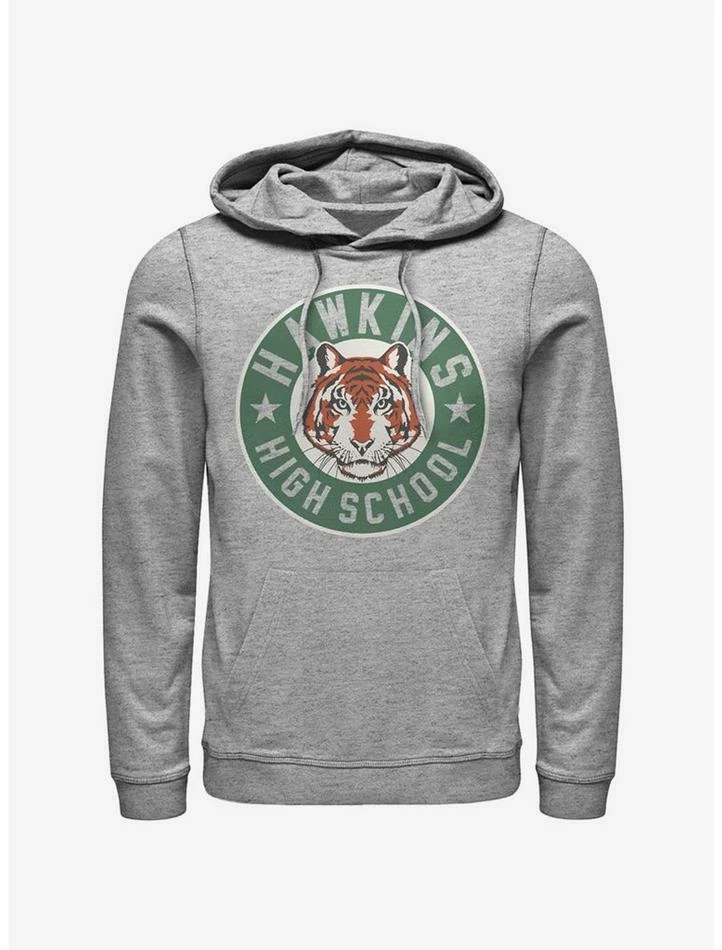 Best Sale β¨ Stranger Things Hawkins High Tiger Emblem Hoodie π 1 Best Sale β¨ Stranger Things Hawkins High Tiger Emblem Hoodie π