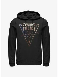 Promo 🎉 Stranger Things Hawkins Police Rats Hoodie ✨