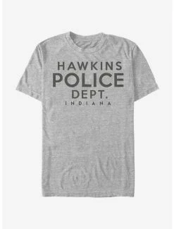 Best deal ⭐ Stranger Things Hawkins Police Department T-Shirt 🔥