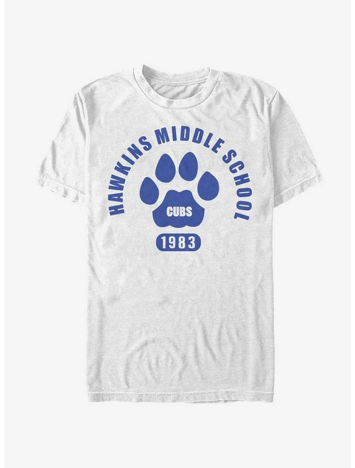 Brand new โจ Stranger Things Hawkins Cubs Paw Emblem T-Shirt ๐ 1 Brand new โจ Stranger Things Hawkins Cubs Paw Emblem T-Shirt ๐