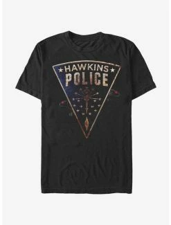 Hot Sale 😍 Stranger Things Hawkins Police Rats T-Shirt ❤️