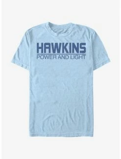 Cheapest ⌛ Stranger Things Hawkins Power And Light T-Shirt 🎉