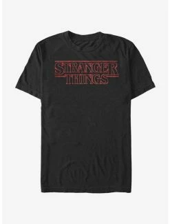 Best deal 🌟 Stranger Things Stranger Neon Logo T-Shirt 🌟