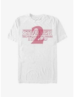 Discount 💯 Stranger Things Stranger Two Opacity Logo T-Shirt 🌟