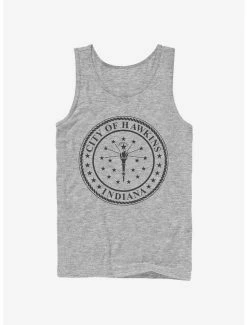 Hot Sale ⭐ Stranger Things Hawkins City Seal Tank 💯