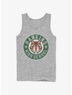 Cheapest 😉 Stranger Things Hawkins High Tiger Emblem Tank 🎉