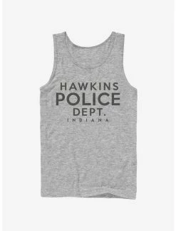 Discount 🌟 Stranger Things Hawkins Police Department Tank 🔔